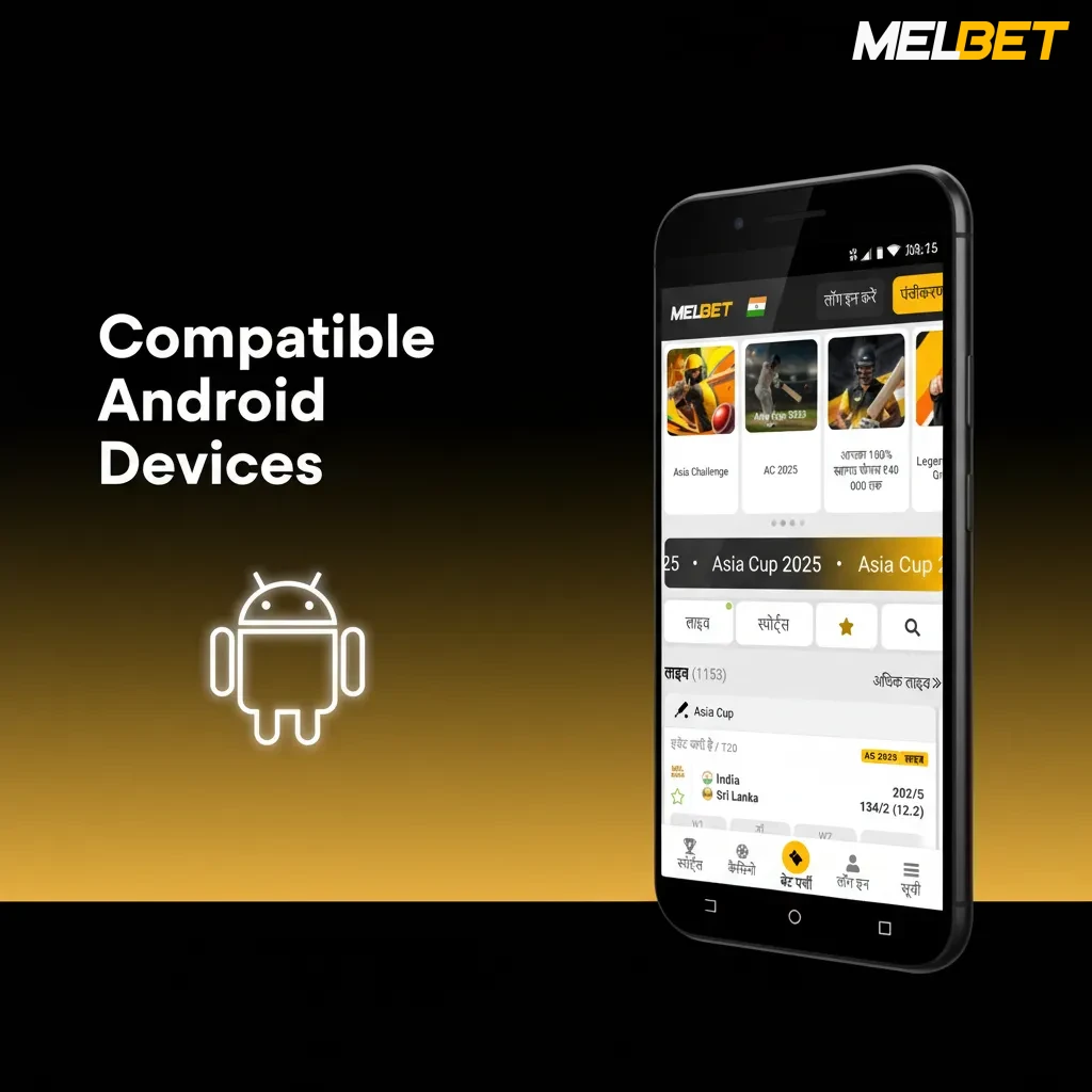 Compatible Android devices in India: Redmi Note 12/13, Realme Narzo 50, Galaxy A14/A34, Nord CE 3, Vivo Y56, and more.