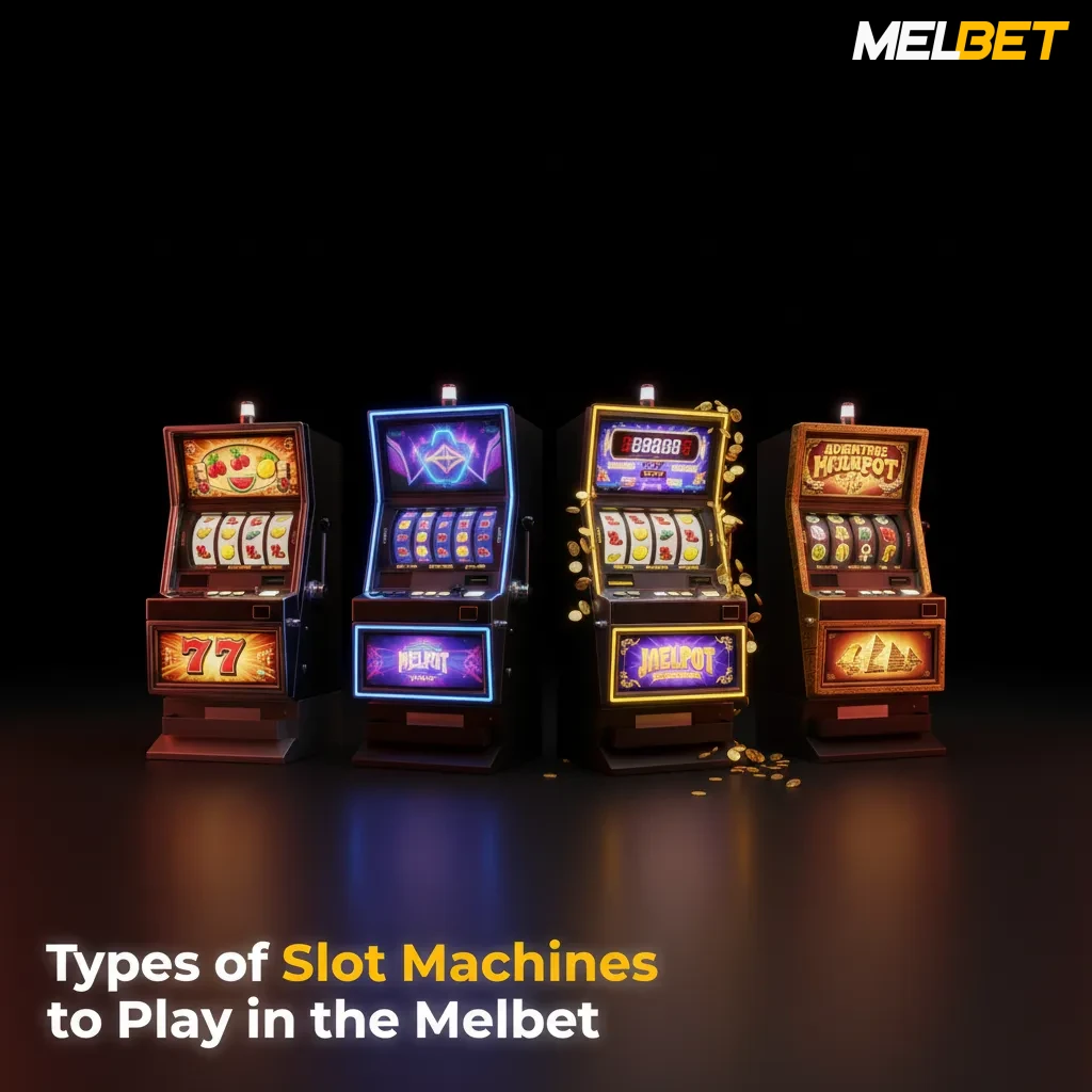 Melbet slots lobby showing 6,000+ games by type: Classic 3-reel, 5-reel video, Megaways, Hold & Win, jackpots, cluster pays.